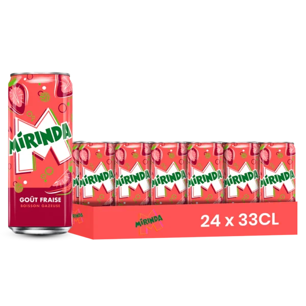 Miranda Strawberry Slim can 33CL * 24